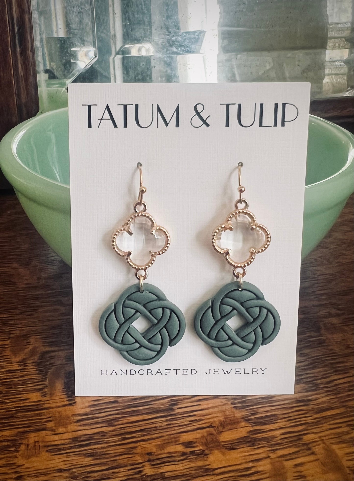 Celtic Quatrefoil Drops