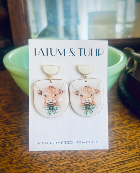 Highland Cow Earrings
