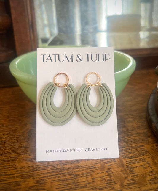 Sage Green Earrings